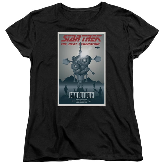 Star Trek - Tng Season 3 Episode 1 - Women's Short Sleeve Shirt - X-Large