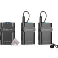 thumbnail image 1 of Boya BY-WM4 PRO-K2 Two-Person Digital Camera-Mount Wireless Omni Lavalier Microphone System (2.4 GHz), 1 of 10
