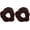 Brown, variant on Motique Accessories Large Solid Hair Scrunchie for Adult Women-Set of 2-Tan, Scrunchie Hair Ties