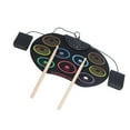 thumbnail image 5 of Electronic Drum Set Play Roll Up Drum Pad Pedals Drum Sticks for Kids Children, 5 of 15