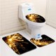 thumbnail image 1 of ABPHQTO Un primer plano una bengala Juego de alfombras de baño de 3 piezas Alfombra de baño Alfombra de contorno y tapa de inodoro ABPHQTO Cont-CHAPPLE-12245, 1 of 2