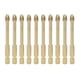 thumbnail image 1 of Brocas triangulares torcidas Ticfox Broca cruzada de vástago hexagonal de Carburo 6 mm 10 piezas, 1 of 9