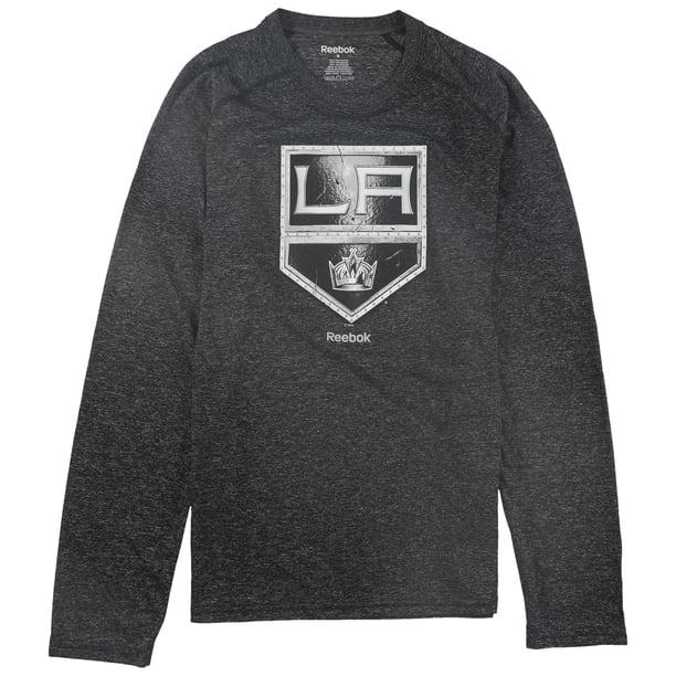 Reebok Mens LA Kings Graphic T-Shirt dkgray S