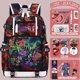 thumbnail image 1 of Neon Genesis Evangelion anime peripheral cartoon print mochila para estudiantes de gran capacidad con correas de hombro ensanchadas para mayor comodidad, 1 of 1
