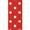 Rouge, variante sur Ruban Grosgrain à pois Offray 39 mm