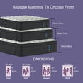 thumbnail image 6 of 14 inch Full Size Mattress, Memory Foam Individual Pocket Springs Hybrid Mattress in a Box, Medium Firm for Home Rooms Hotels,Breathable and Ergonomic Design, Back Relief Edge Support CertiPUR-US, 6 of 8