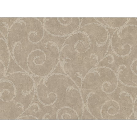 Warner Textures Stannis Grey Linen Texture Unpasted Fabric Backed Vinyl Wallpaper, 27-in by 27-ft, 60.8 sq. ft.