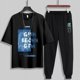 thumbnail image 5 of Conjuntos de camiseta y pantalones para hombre, oferta, top vintage, trajes deportivos holgados, sudadera moderna, ropa ajustada para hombre, chándal regular XL, 5 of 5
