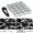 Silver, variant on 20pcs Universal 21mm Wheel Nut Covers Lug Nut Caps Screw Protector