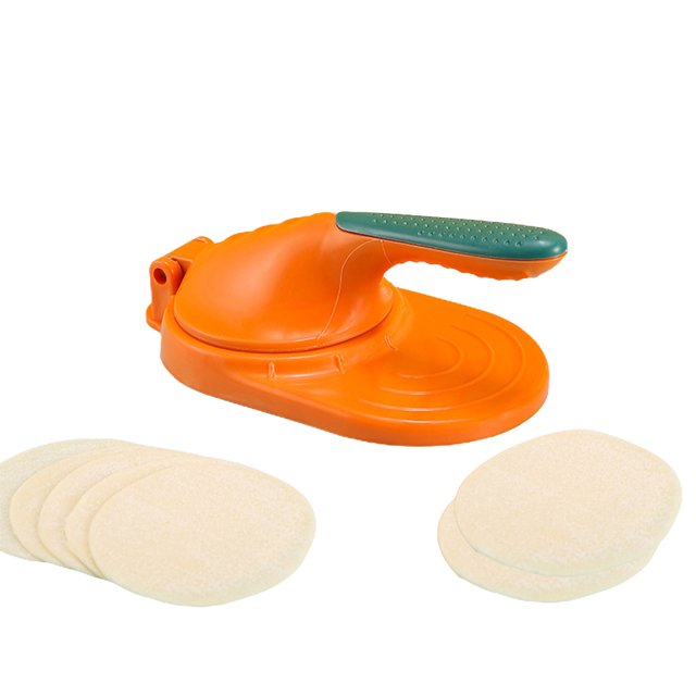 Prensador Manual de masa para piel de bola de masa, envoltura Dumpling, prensa para tortillas, utensilio de cocina Jadeshay A