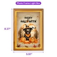 thumbnail image 5 of Happy Halloween Labrador Retriever Witches Hat Pumpkin Carving Acrylic Plaque with Wood Photo Frame Box Lab Dog Lover Gifts Light Box - 02019, 5 of 5