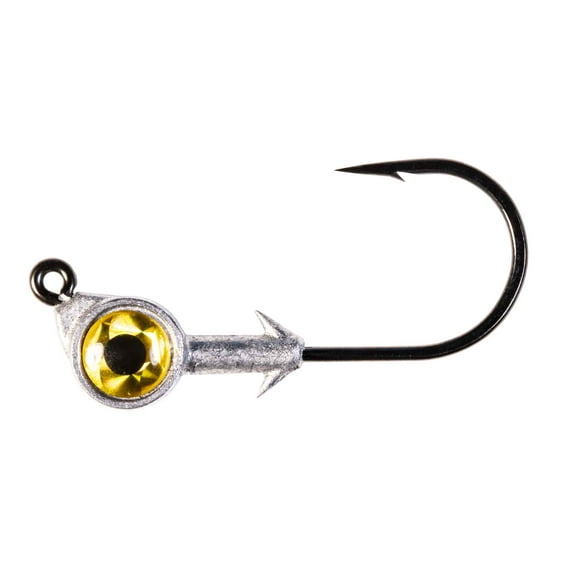 Z-Man Swimbait Eye Jigheads 3/8oz Gold 3pk