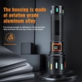 thumbnail image 3 of shiyou-Super Bright Tactical Flashlight, LED Flashlights, High Powered 2000 Lumens with 3 Lighting Modes, Zoomable Waterproof Flash Lights for Emergency, Outdoor, Home, Camping, Hiking, 3 of 4