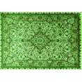 thumbnail image 1 of Ahgly Company Indoor Rectangle Medallion Green Traditional Area Rugs, 5' x 8', 1 of 1