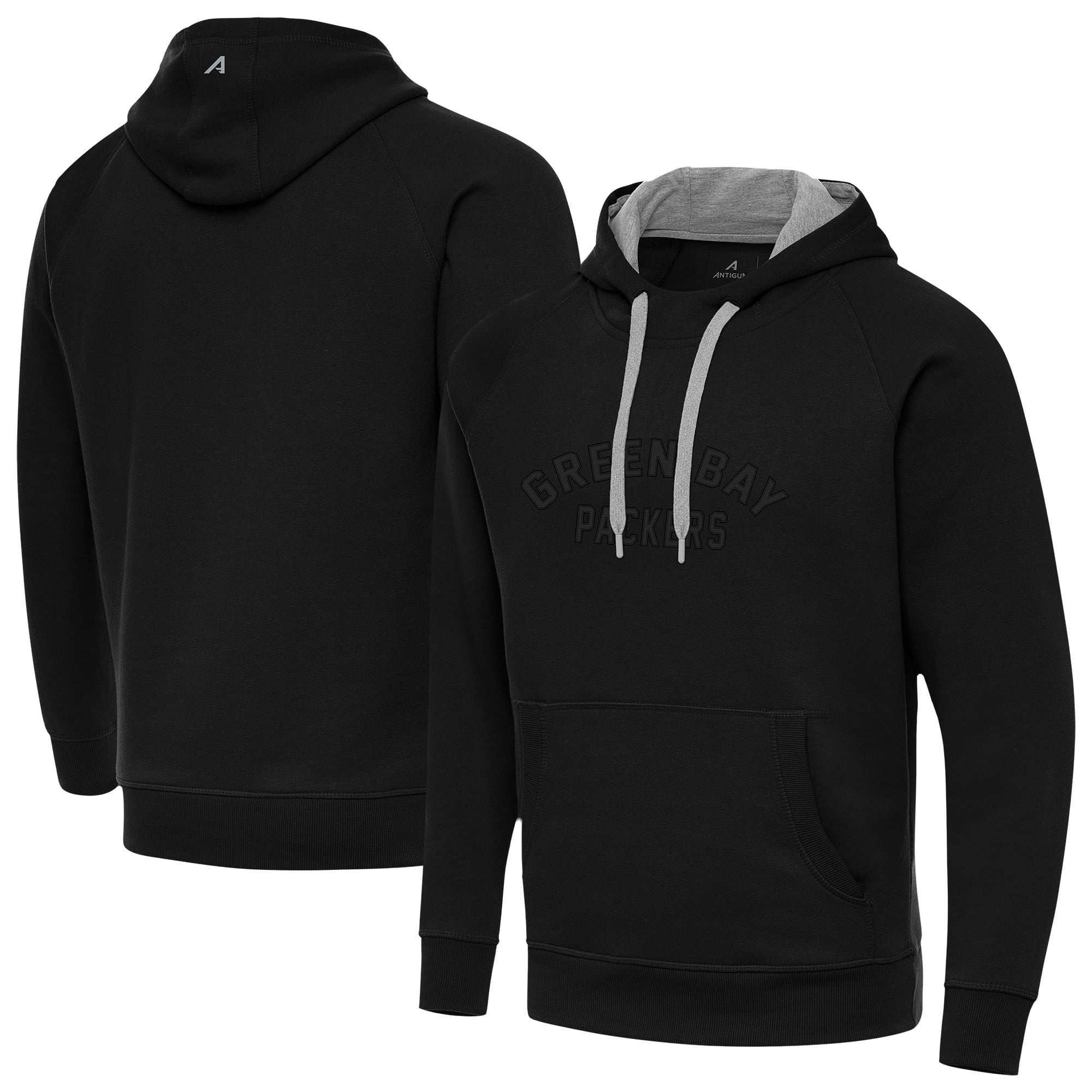 Men's New England Patriots Victory Full-Zip Hoodie - Antigua Brand, Black - View #6