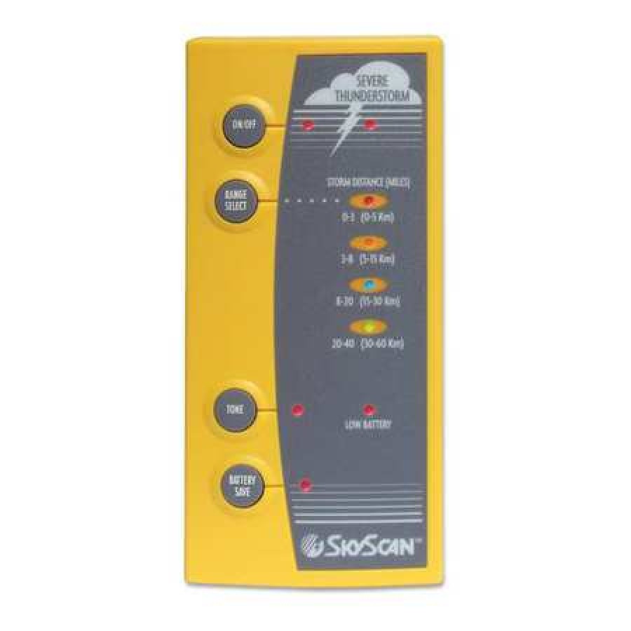 SKYSCAN P53 Lightning Detector,3 in. W,1 lb.