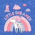 thumbnail image 2 of CafePress - Peppa Pig Little Dreamer - Cute Infant Baby Football Bodysuit, 2 of 3