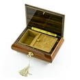 thumbnail image 2 of Gorgeous 30 Note Santos Mahogany Floral Inlay Musical Jewelry Box with Lock and Key - Rose, The, 2 of 2