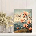 thumbnail image 2 of Qisvanset 12x16 Inch 2D Flat Framed Canvas Art, Pink Pastel Cheetah Pop Art Style Bedroom Home Wall Decor, 2 of 5
