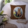 thumbnail image 3 of Carolines Treasures 7092PW1414 Briard Fabric Decorative Pillow  14Hx14W multicolor, 3 of 4