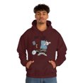 thumbnail image 5 of Funny House Alarm Chihuahua No Battery Unisex Heavy Blend Hooded Sweatshirt, 5 of 9