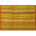 thumbnail image 1 of Ahgly Company Indoor Rectangle Abstract Yellow Modern Area Rugs, 7' x 9', 1 of 4