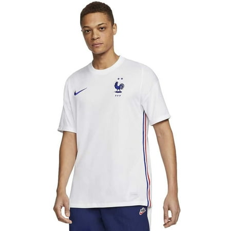 UPC 193654157074 product image for Men s Nike White France National Team 2020/21 Away Replica Jersey | upcitemdb.com