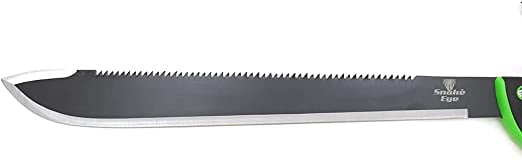 Snake Eye Tactical Saw Combo Hunting Machete with Softgrip Handle