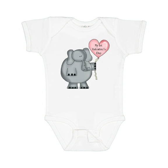 Inktastic My first Valentine's Day Boys or Girls Baby Bodysuit