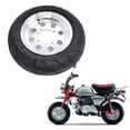 thumbnail image 4 of 130/50-8 Rear Wheel, Rear Wheel Tubeless Tyre Rubber Compound with Hub for Monkey Bike Z50 Z50J, 4 of 7