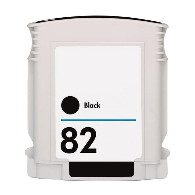Cartouche d'Encre Noire HP 82 CH565A Remanufacturée Rendement Élevé 69 ml