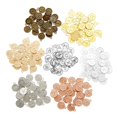 thumbnail image 3 of 10 Uds. 6 colores de aleación de Metal alfabeto AZ letras dijes para pendientes colgantes accesorios de joyería Diy 15*12mm S205, 3 of 5