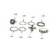 thumbnail image 4 of 8 piezas Retro bohemio turquesa anillo de apilable Midi anillo de conjunto de joyería de mujer Yinane Anillos de nudillos, 4 of 5