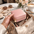 thumbnail image 5 of Hives & Honey Women's Blush Mya Compact Jewelry Travel Case, 5 of 7