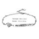 thumbnail image 3 of EeaseMX 1 pulsera exquisita con letras para mujer, regalo, 3 of 8