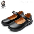 thumbnail image 5 of Zapatos de princesa, zapatos de cuero para niños, Nudo de mariposa blanco y negro, ceremonia escolar, zapatos de rendimiento para niñas, escuela para estudiantes, 5 of 5