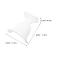 thumbnail image 2 of SHOWERORO White Plaster Wall Mounted Vase Rustic Planter for Indoor Space 1Set, 2 of 8