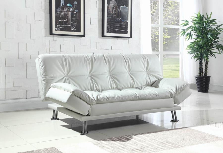 wal-mart white sofa bed