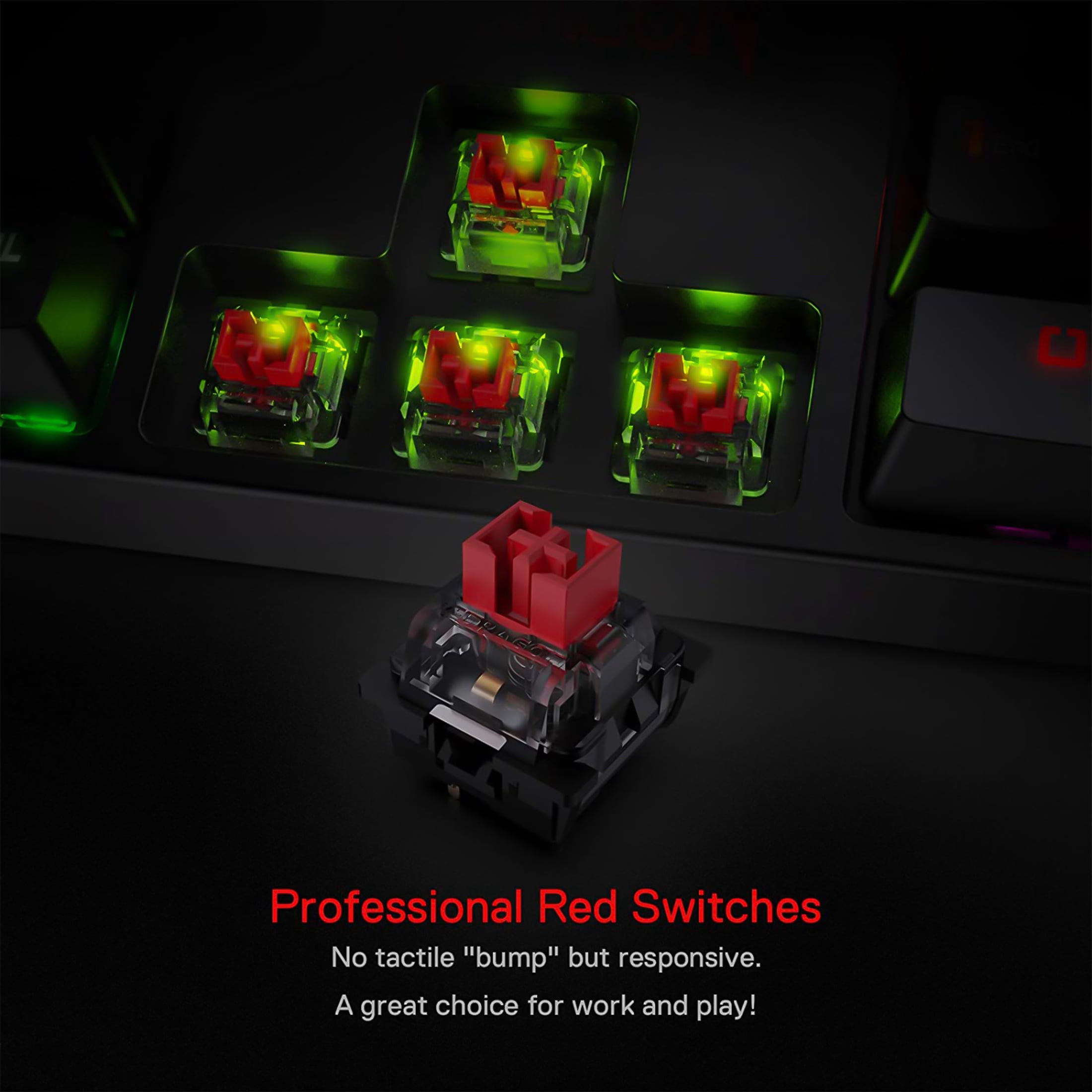 Redragon K582 Wired Gaming Keyboard with RGB LED Backlight, Black