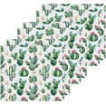 thumbnail image 3 of SKYSONIC Cactus Cotton Washcloths Set of 2, Highly Absorbent Soft Fingertip Towel for Bathroom, Gym, Hotel and Spa, 12 x 12 Inch, 3 of 7