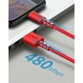 thumbnail image 2 of Anker PowerLine Select+ Lightning Cable Red (6ft), 2 of 7