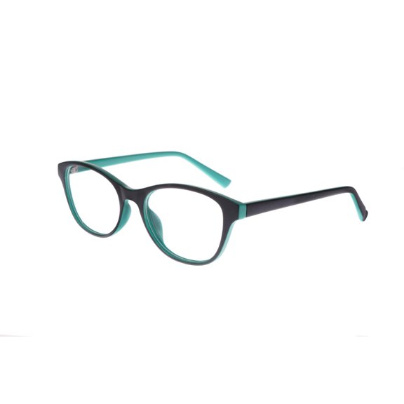 New CANNY VISION Black on Green LAUREN Eyeglasses 47/17/135