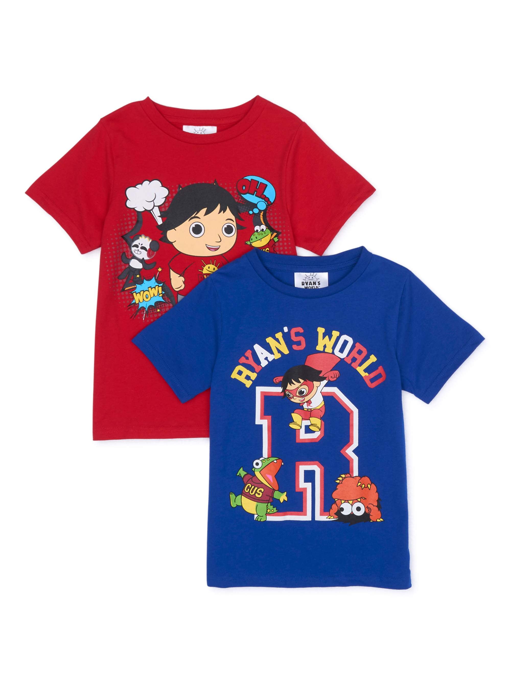 Ryans World Tshirt Red Titan And Gus Size 2T 