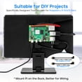 thumbnail image 2 of Monitor táctil ROADOM 10,1 pulgadas Raspberry Pi IPS FHD, 2 of 6
