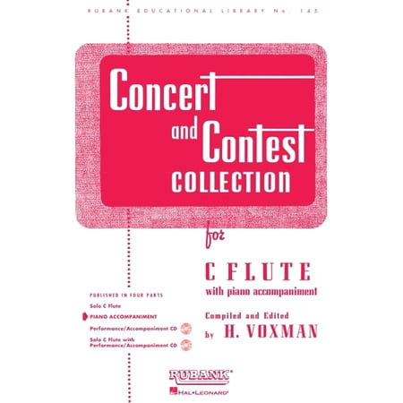 Rubank Educational Library: Concert and Contest Collection for C Flute: Piano Accompaniment (Other)