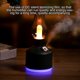 thumbnail image 4 of Humidificador de niebla 280ml USB LED Luz nocturna Regulable Difusor de aire 1.5W Pulverizador inalámbrico recargable para el hogar, Negro Sweethay HA008670-02B, 4 of 6