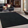 thumbnail image 1 of Amazing Rugs NL1007-811 8 x 11 ft. Fancy Shaggy Hand Tufted Area Rug in Black, 1 of 1