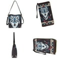 thumbnail image 4 of ZUXONGSY Aztec Wolf Rose Print Bucket Bag Tote Purse Set for Women Casual Crossbody Hobo Bag with Wallet Set Fashion Shoulder Bag with Leather Wallet for Shopping, 4 of 4
