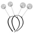 thumbnail image 2 of 5PCS Space Costume Headband with Glitter Ball Boppers – Lightweight Plastic Martian Antenna Headdress for Birthday, Holiday, Party Use, 2 of 4