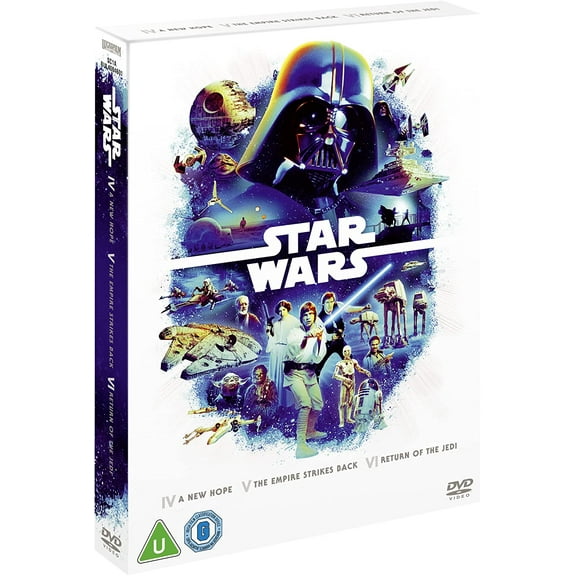 Star Wars Original Triology Box Set Episodes 4-6 (DVD) [2022]